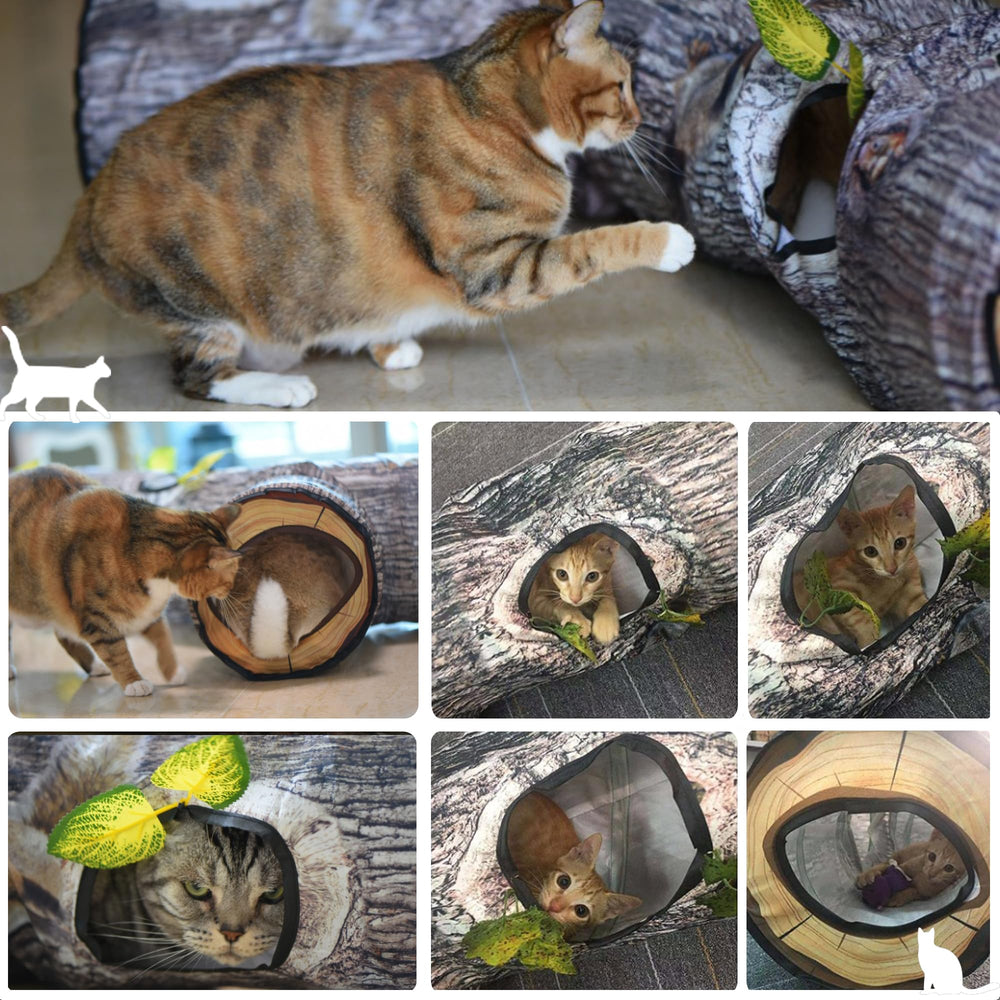FelRelWel tunnel-chat-pliant-lavable: rangement facile et entretien rapide.