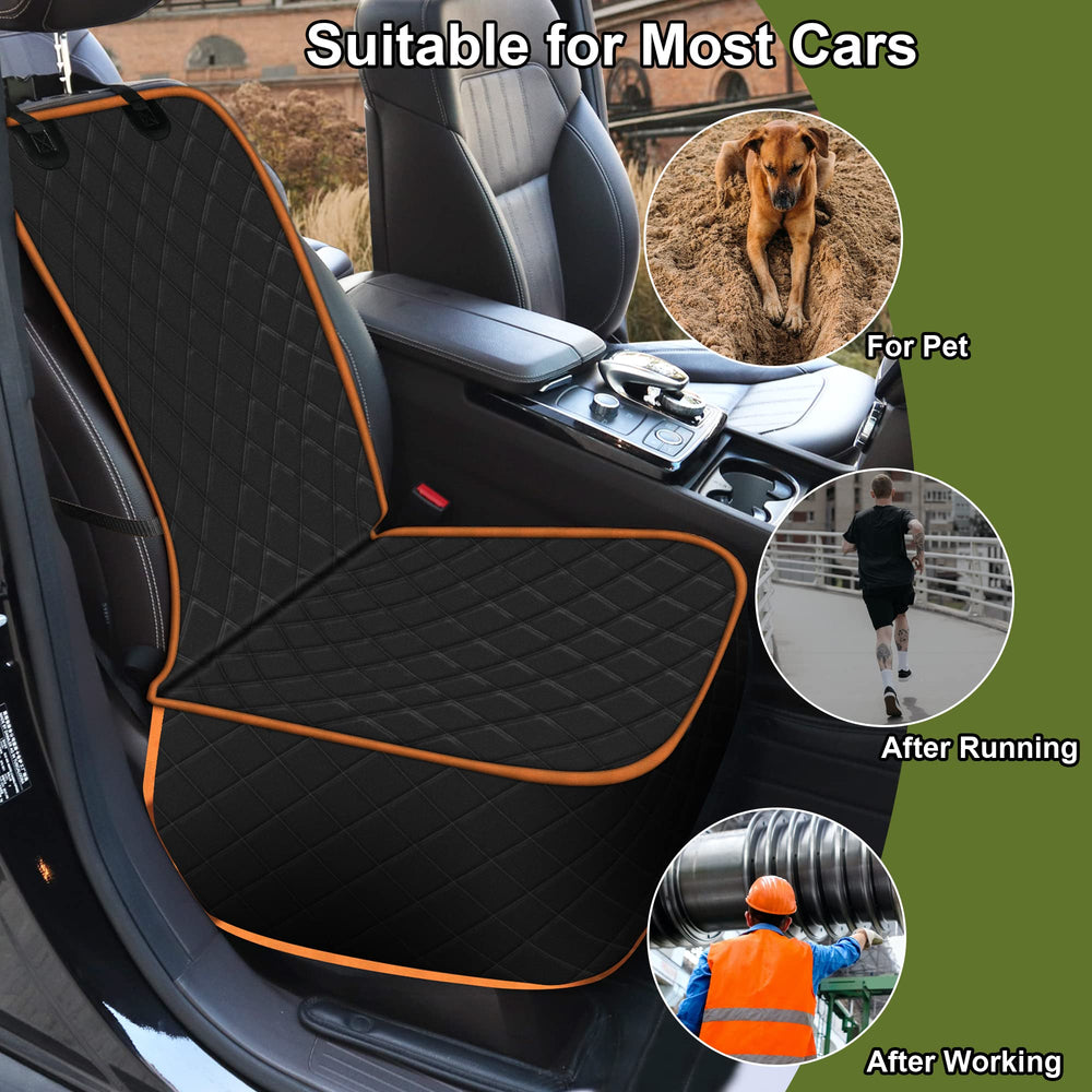Détail du tissu imperméable 600D Femuar pour protéger le siège.