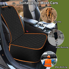 Détail du tissu imperméable 600D Femuar pour protéger le siège.