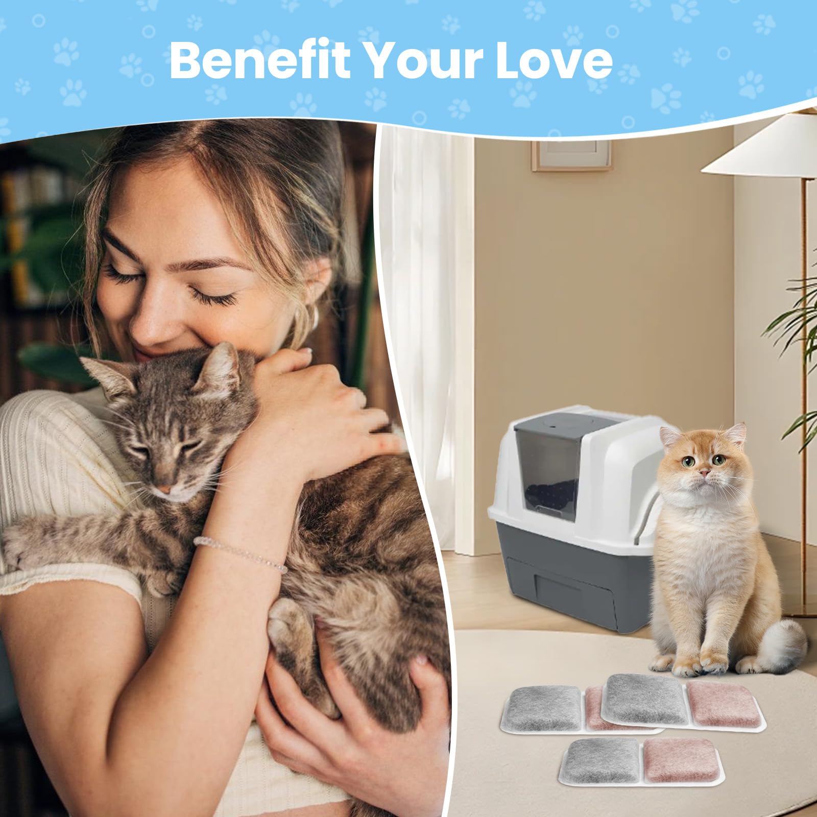Ensemble filtres Catit par Fenkabs – pack pratique pour remplacements réguliers