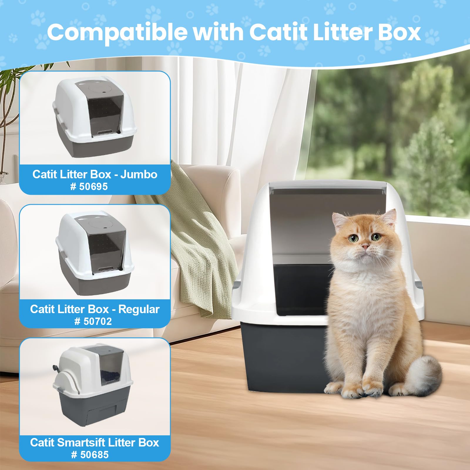 Filtre Catit Jumbo par Fenkabs – arrière, design fiable et remplacement facile