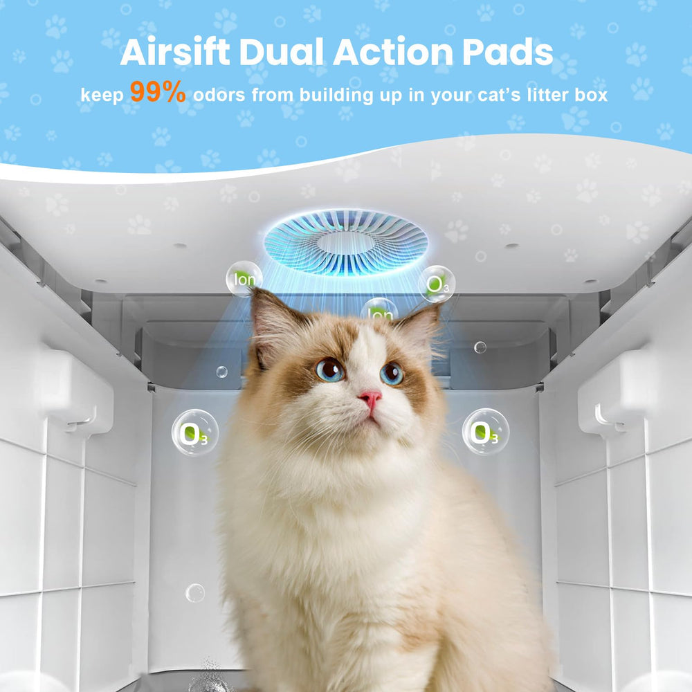 Filtre Catit Smartsift par Fenkabs – avant, filtre multi-matériaux absorbe les odeurs