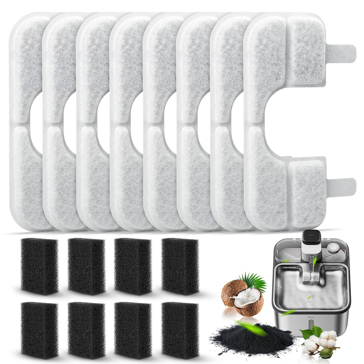 Filtre Fenkabs pour Qinliy Q108, eau plus fraîche et goût agréable.