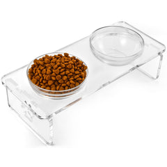 Feoyoho support alimentation élevé pour chien moyen, posture améliorée au repas.