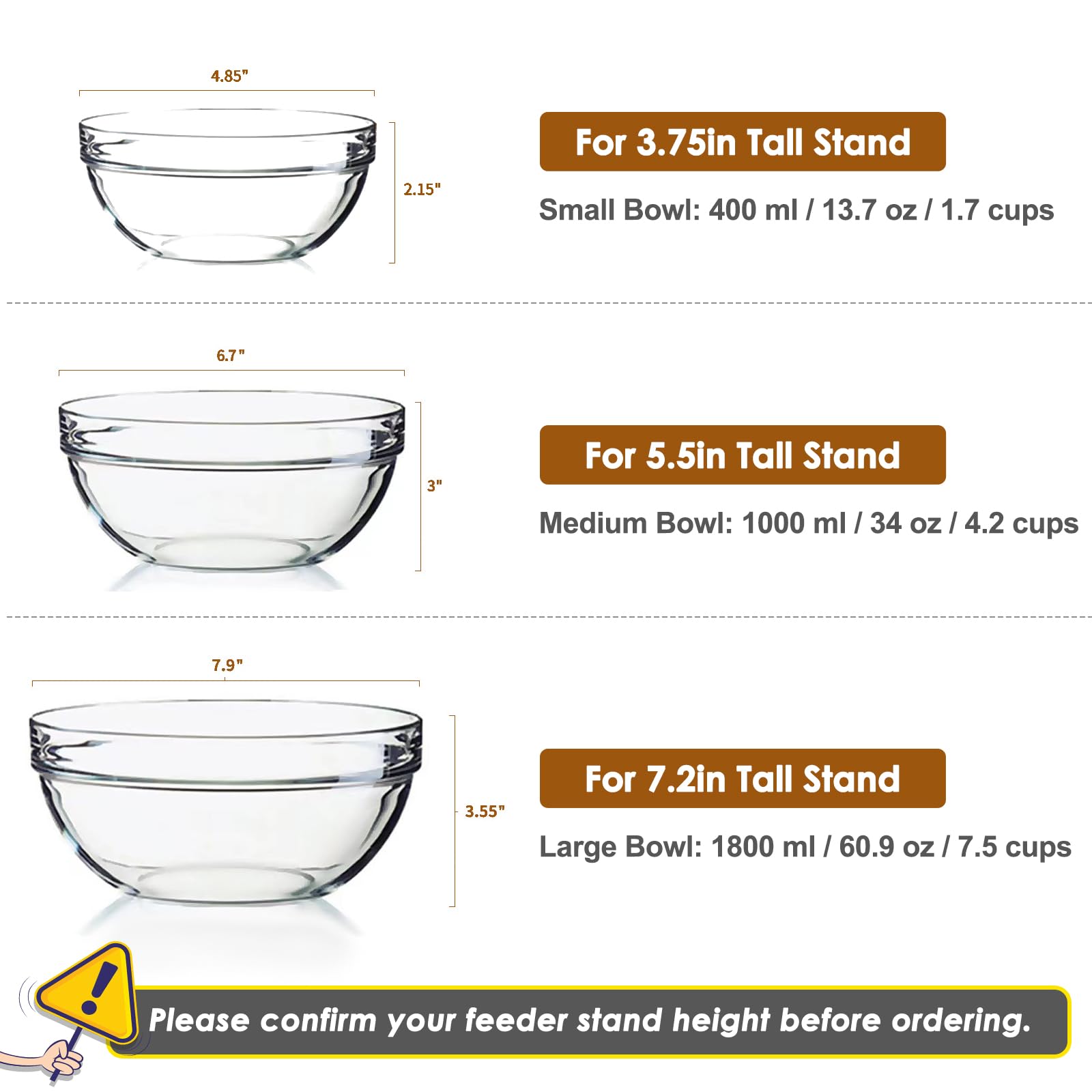 Verre trempé Feoyoho de qualité supérieure, résistant et sans odeur.