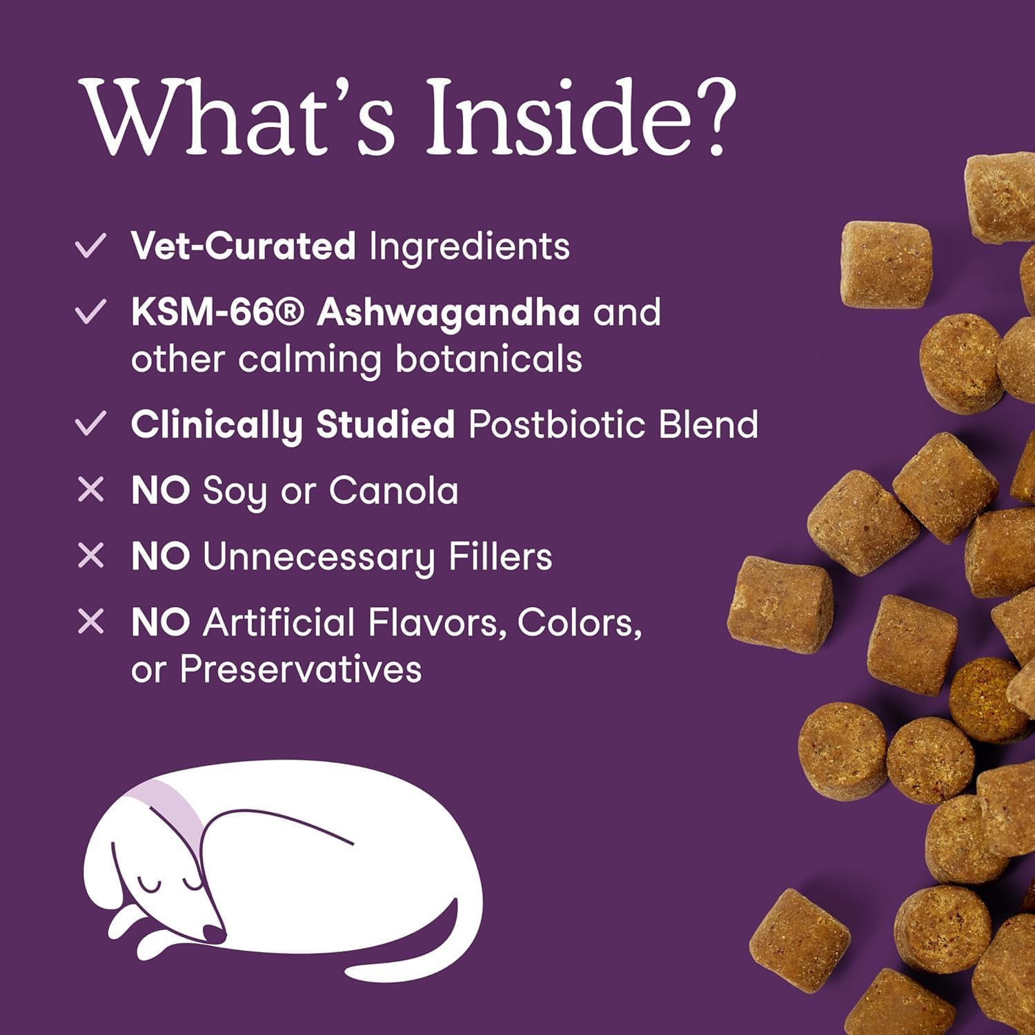 Ingrédients clés ashwagandha chez Fera Pets, pour le bien-être.