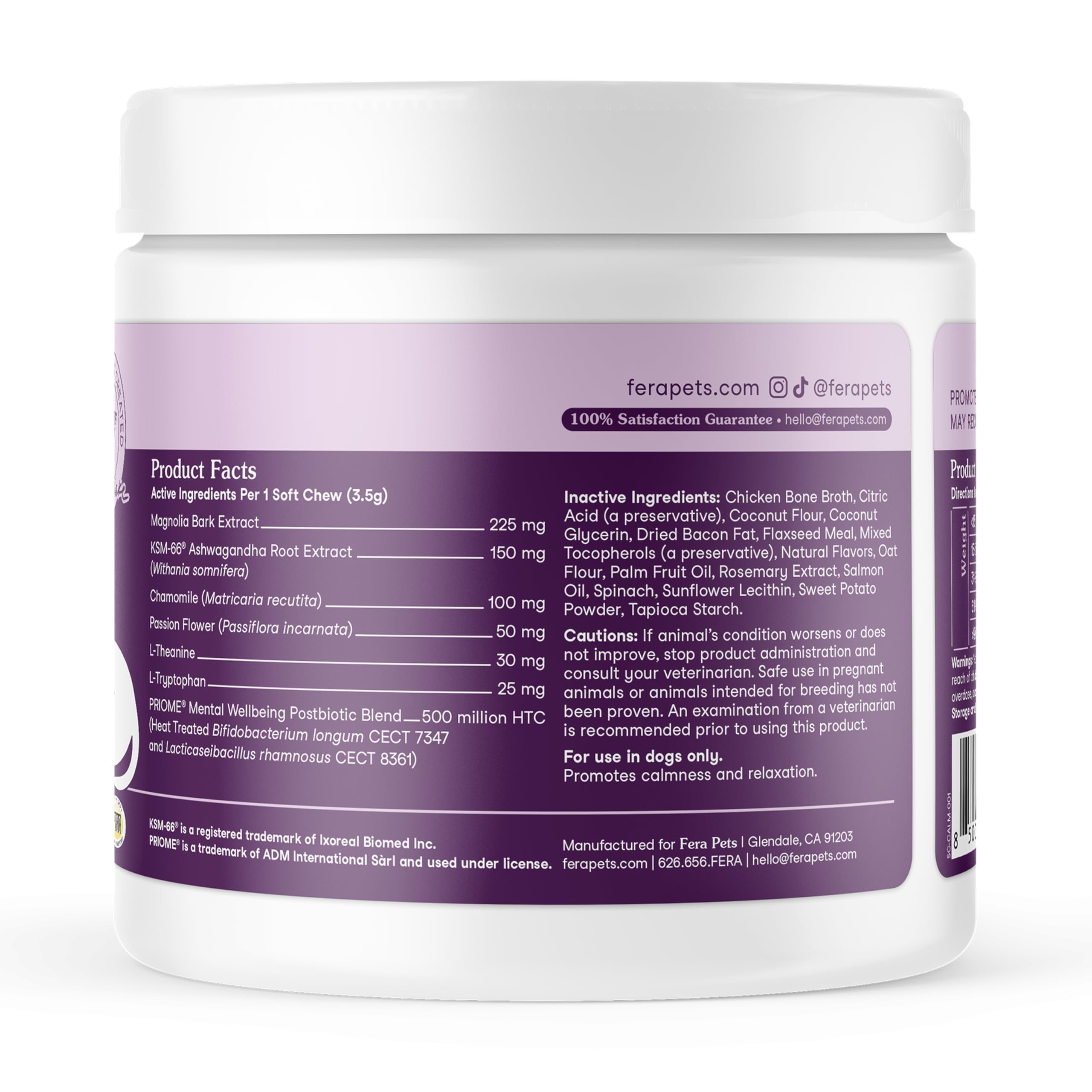 Aventure et voyage: bouchées Fera Pets prêtes pour les sorties.