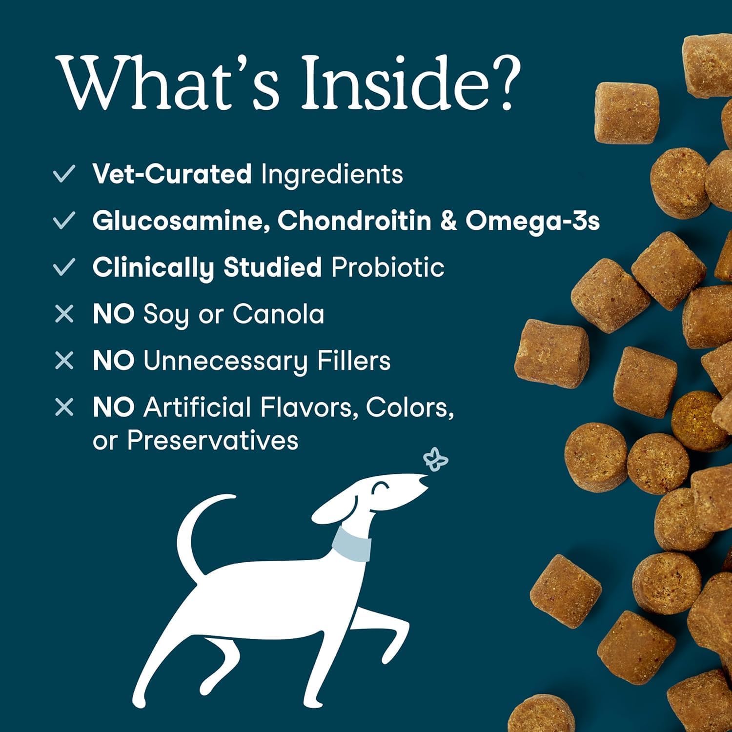 Fera Pets texture douce des friables pour chien, dégustation facile.