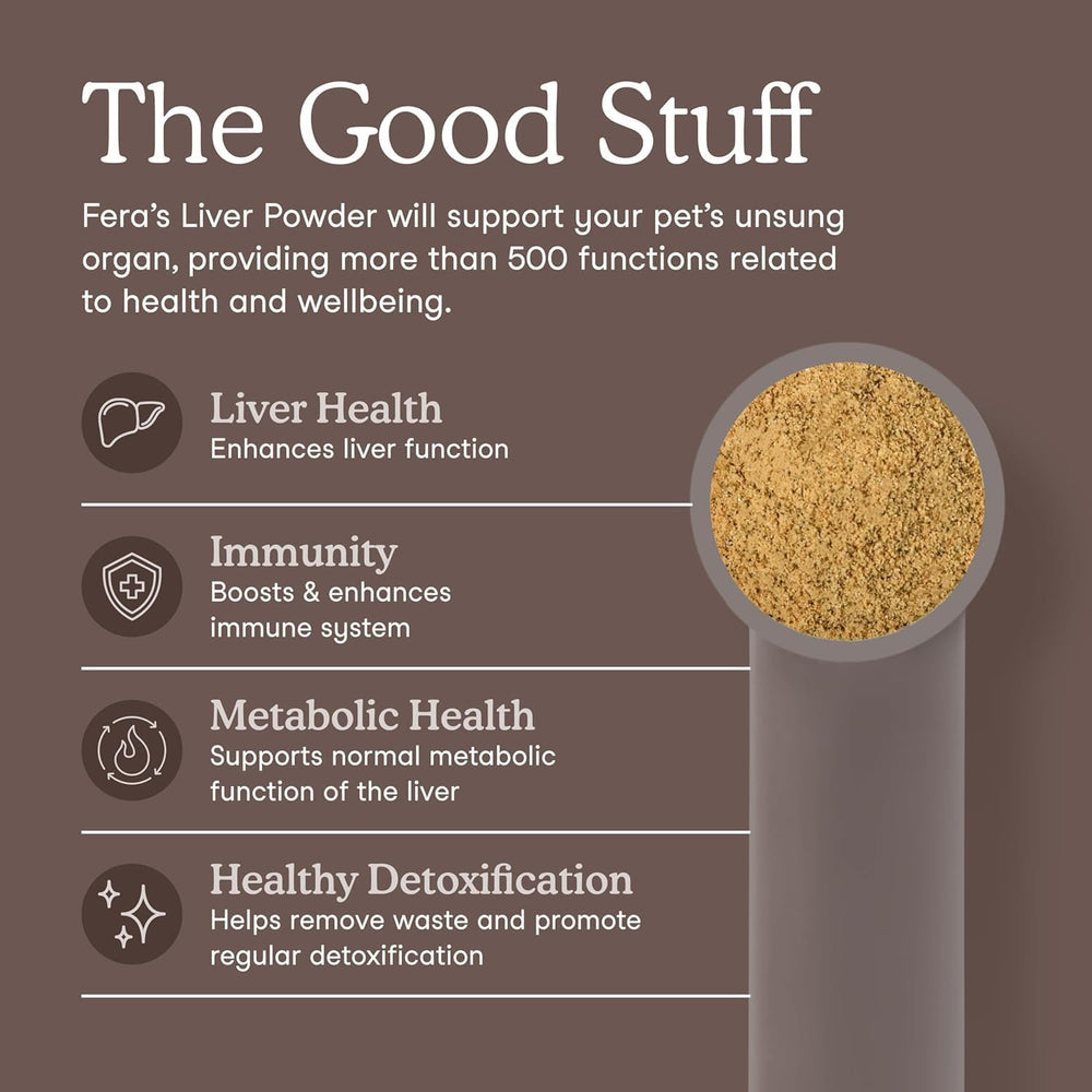 Fera Pets – cuillieres doseuses 60 doses, dosage simple selon le poids de l’animal.