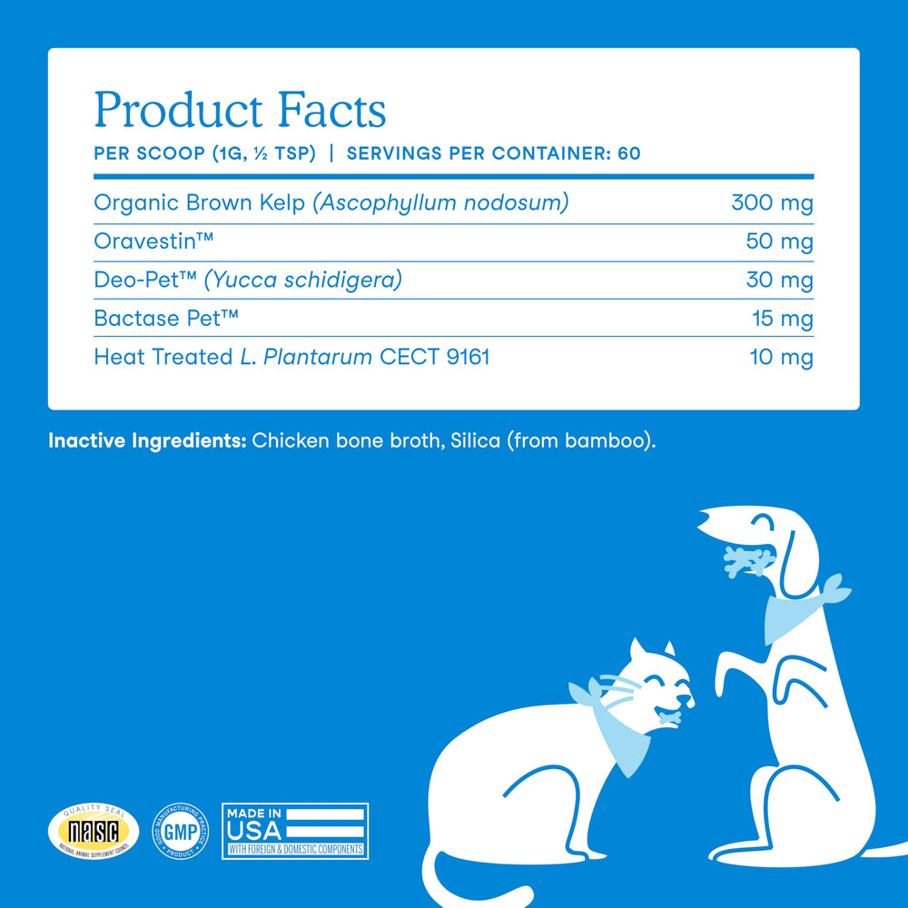 Utilisation adaptée à toutes tailles d'animaux avec guide dosage clair.