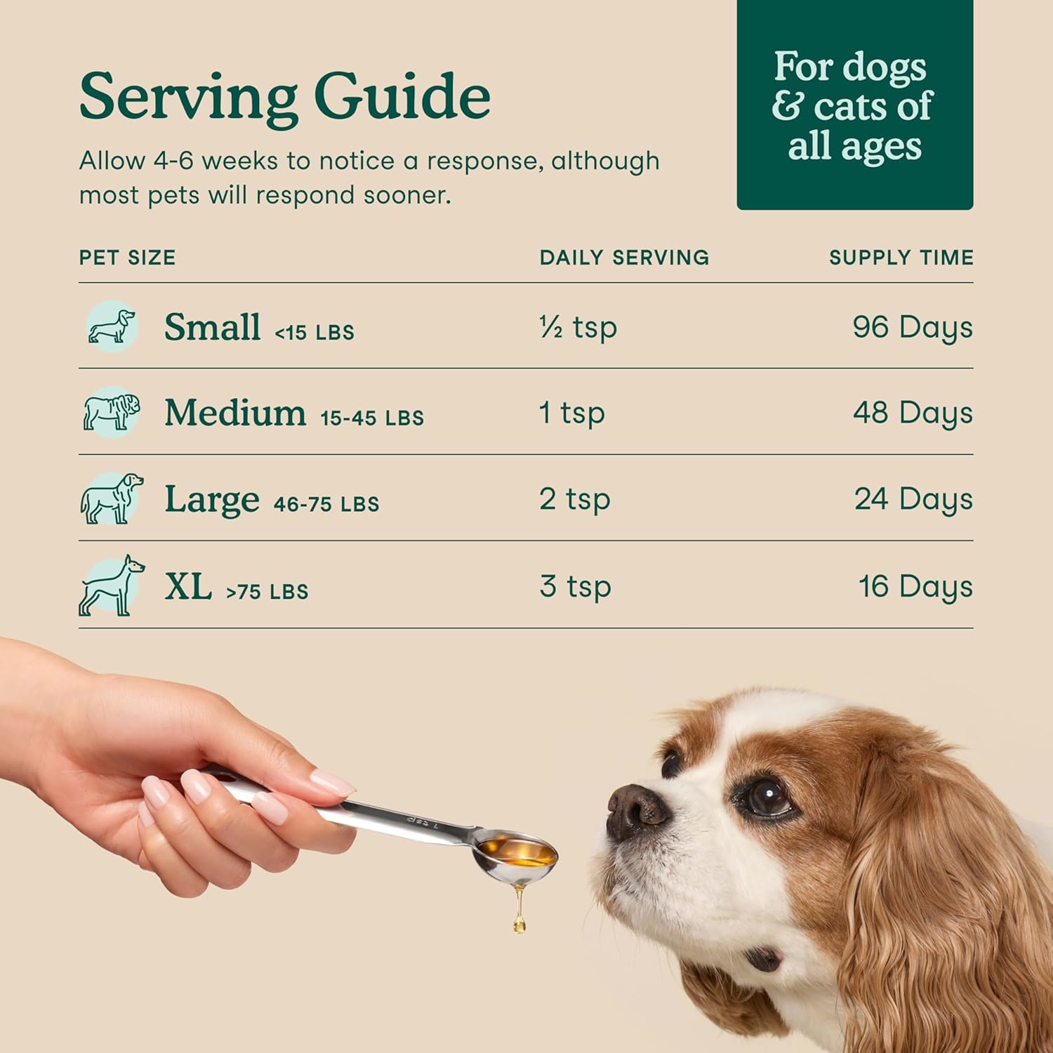 Fera Pets Huile d algues: chien actif avec peau saine