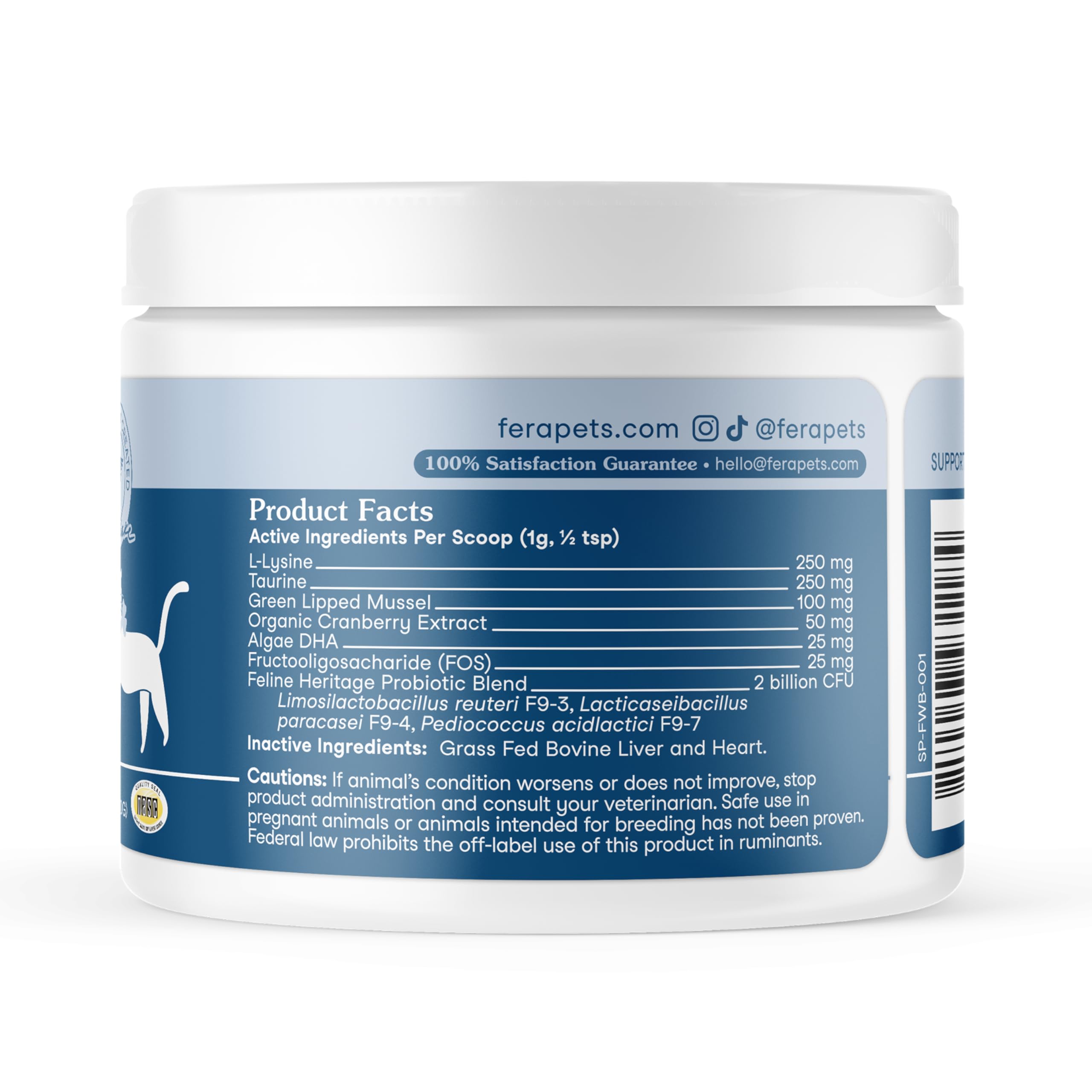 Fera Pets Wellness Blend – Utilisation quotidienne: présentation simple et pratique.