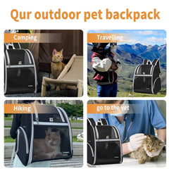 FERMAO Sac-dos-chat-3-accès-securise empêche les fugues lors des déplacements.