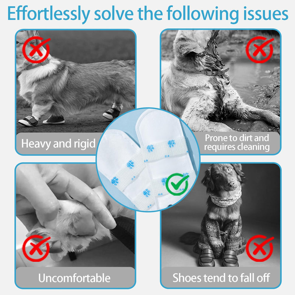 Bottes fernfern impermeables pour chat, gardent les pattes sèches.