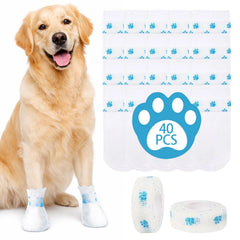 Bottes fernfern imperméables pour chien, protègent les pattes contre l'eau et la boue.