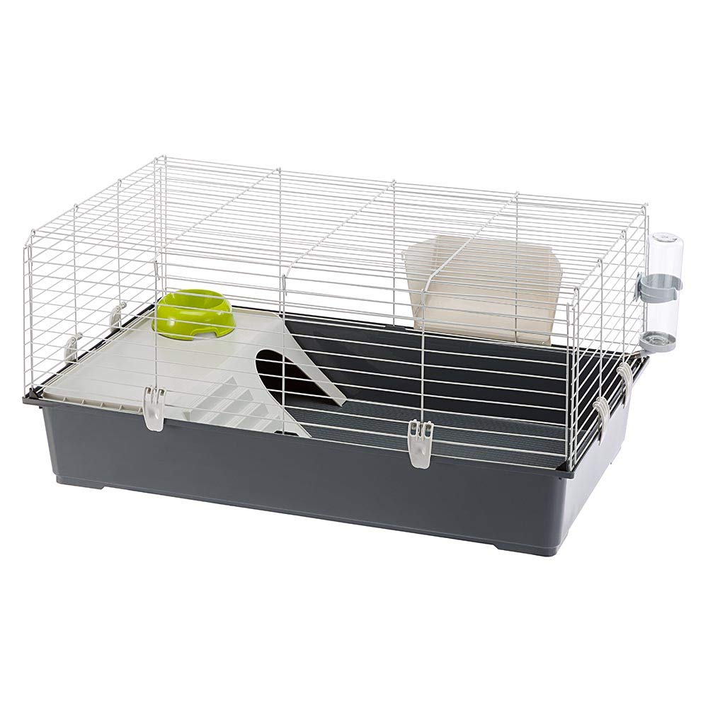 Cage Ferplast Cavie avec accessoires inclus pour démarrer facilement l'habitat.