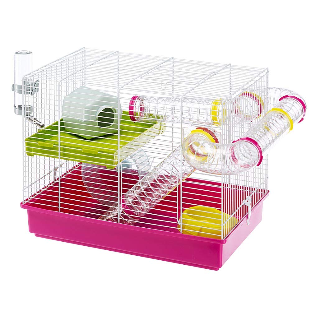 Ferplast Laura – vue d’ensemble cage hamster interactive, propice au jeu.