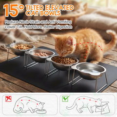 Ferrochef: bol chat capacité 250 ml pour portions adaptées