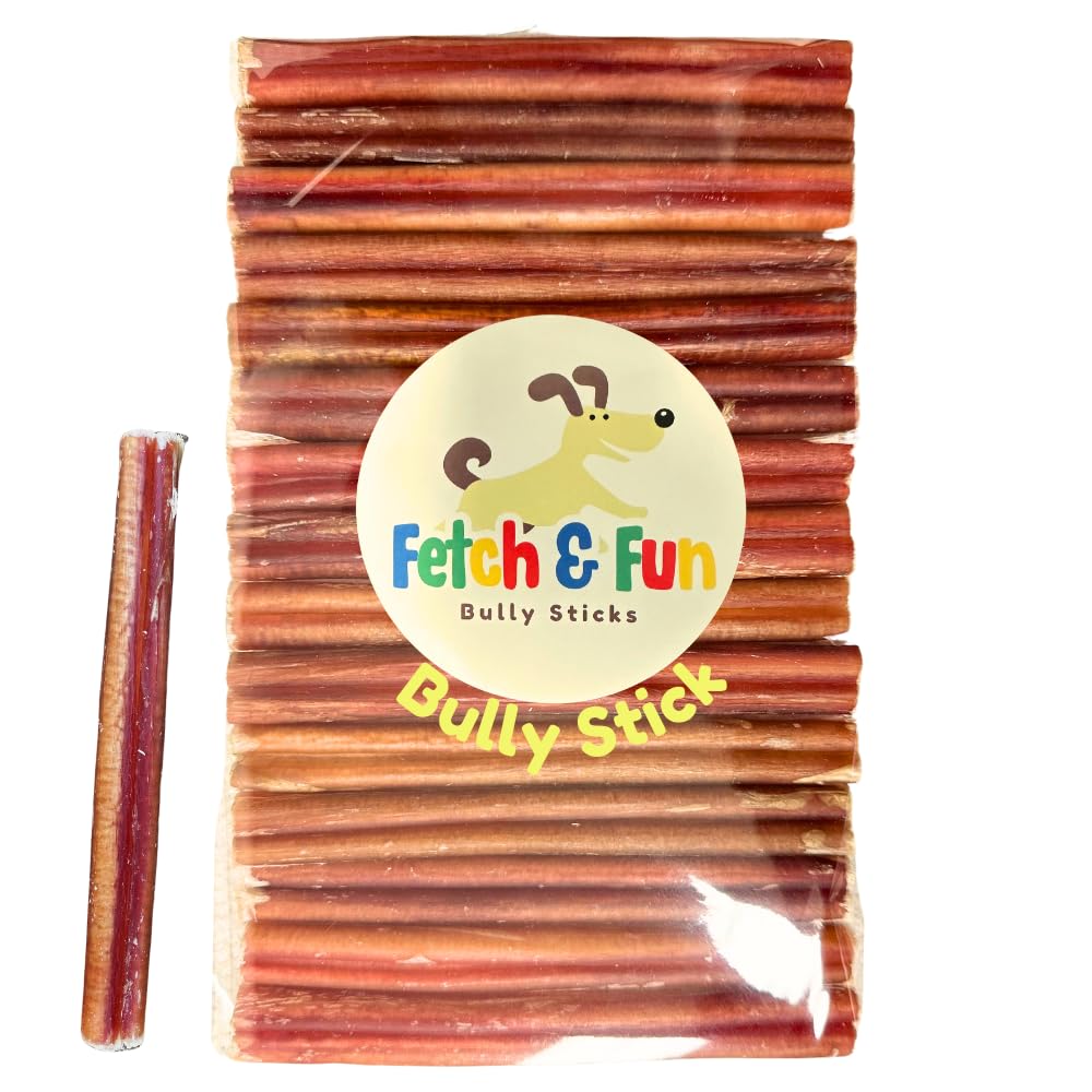 Fetch & Fun BULLY STICKS, bâton dentition 6 pouces pour dents propres.