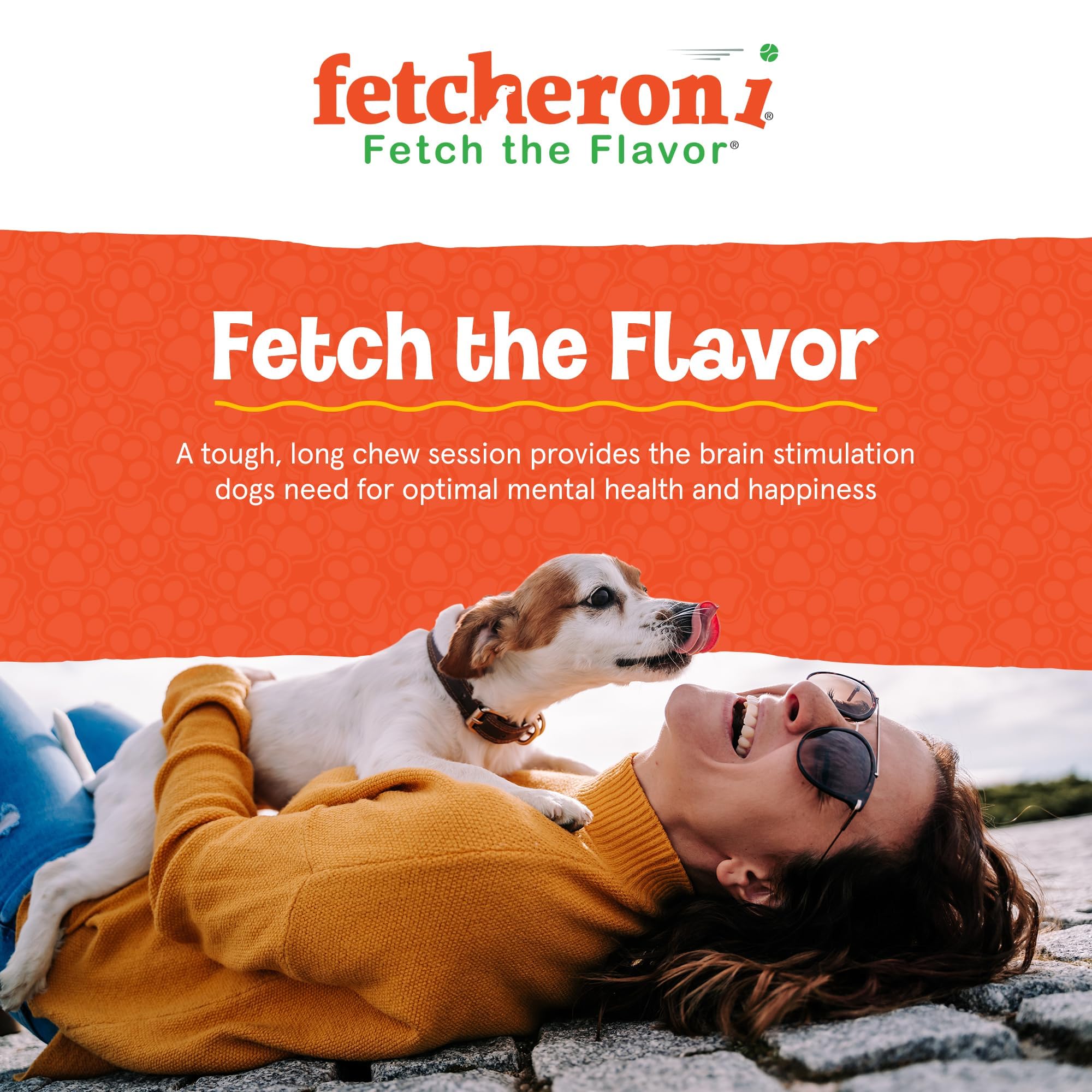 Fetcheroni emballage cinq friandises – pratique et facile à stocker.
