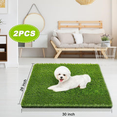 Fezep tapis herbe artificielle chat 26x30: surface adaptée et pratique