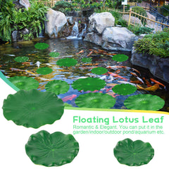FFNIU nénuphar flottant pour étang 8,3 pouces en groupe, décor vivant.