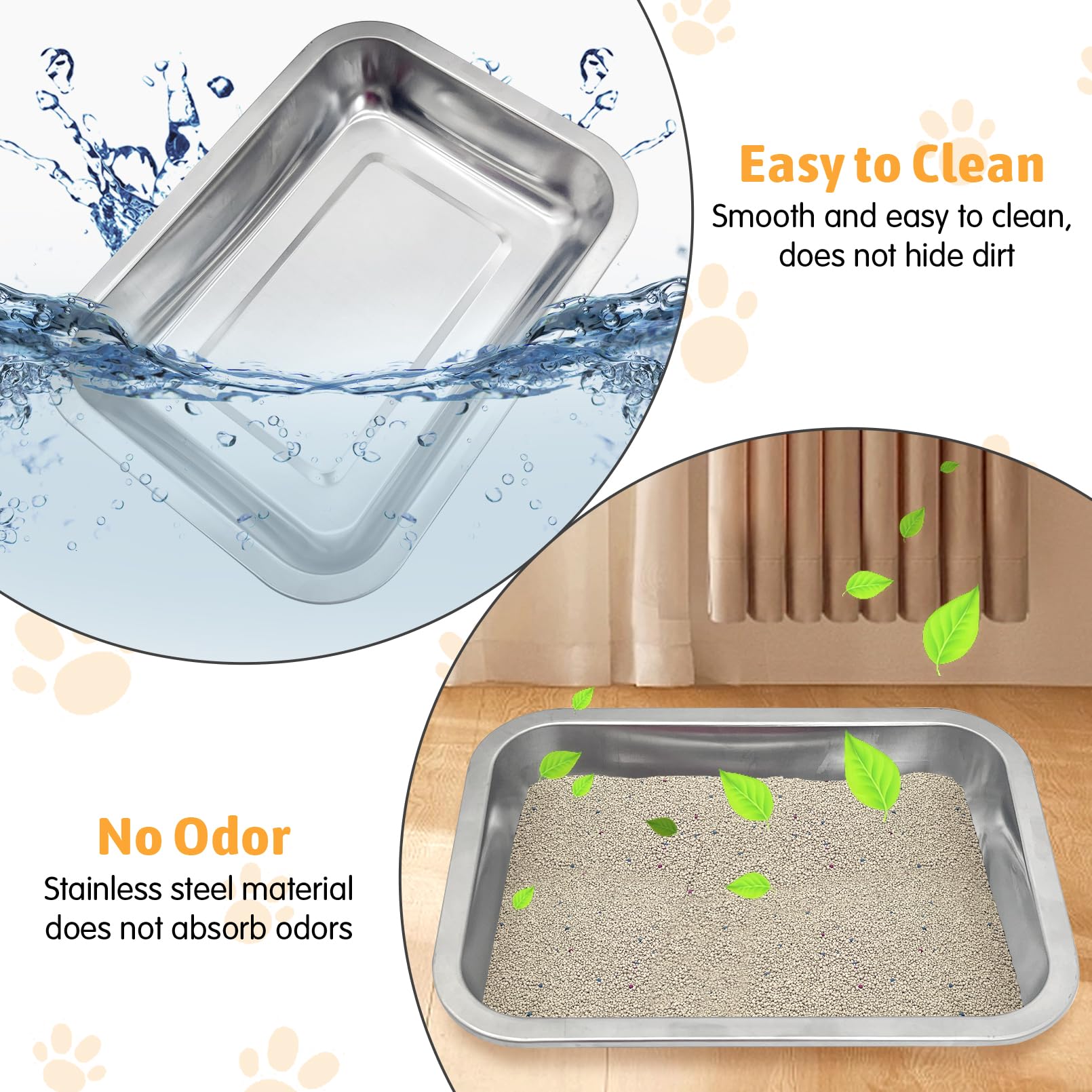 Fhiny kit litière pour petits animaux, facile à entretenir