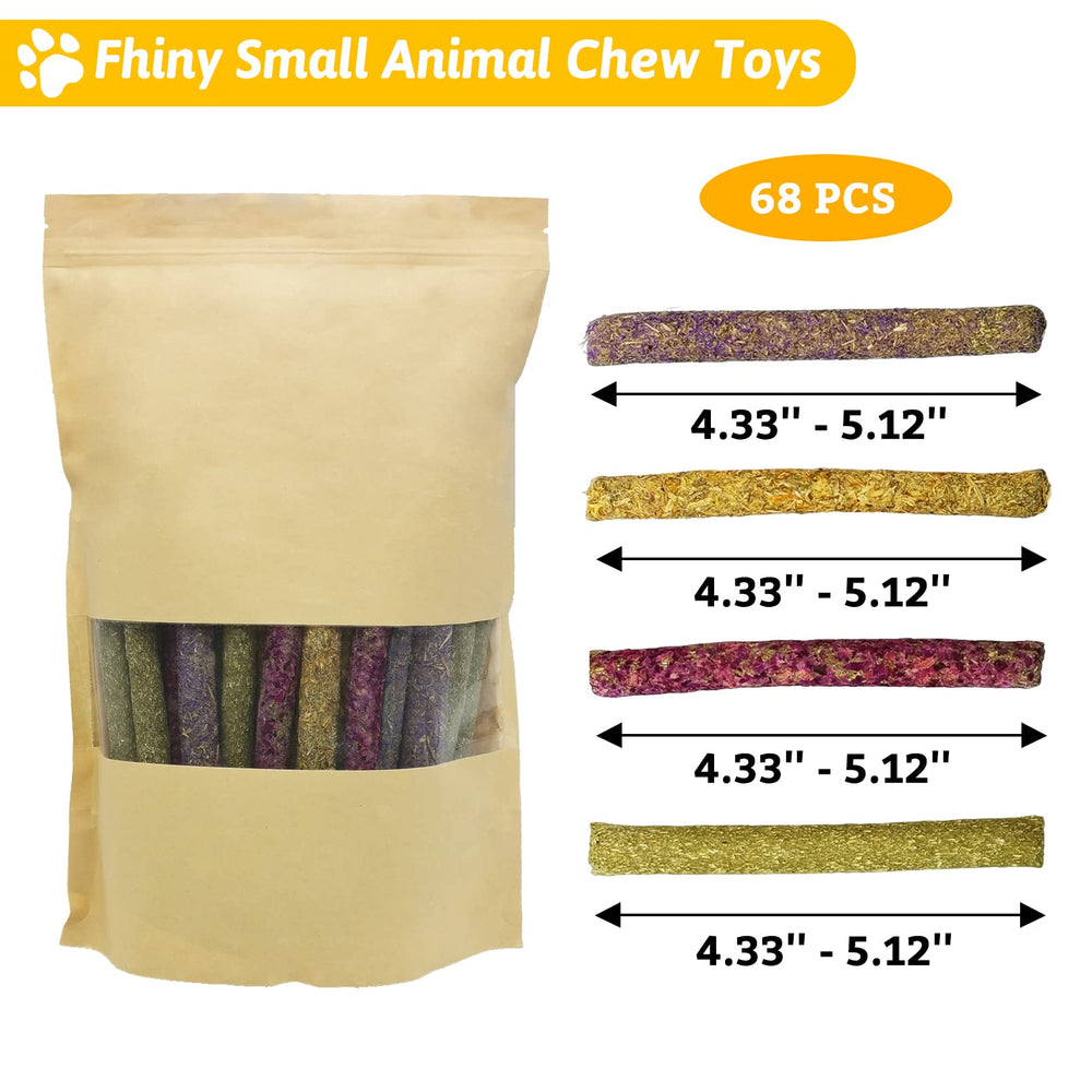 Fhiny batons timothy et fleurs mixtes, stimulent l attraction gustative et l occupation.
