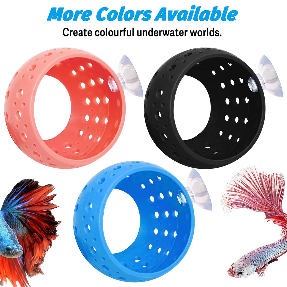 Fhiny Betta Tunnel: refuge pratique pour guppys et crevettes dans l'aquarium.