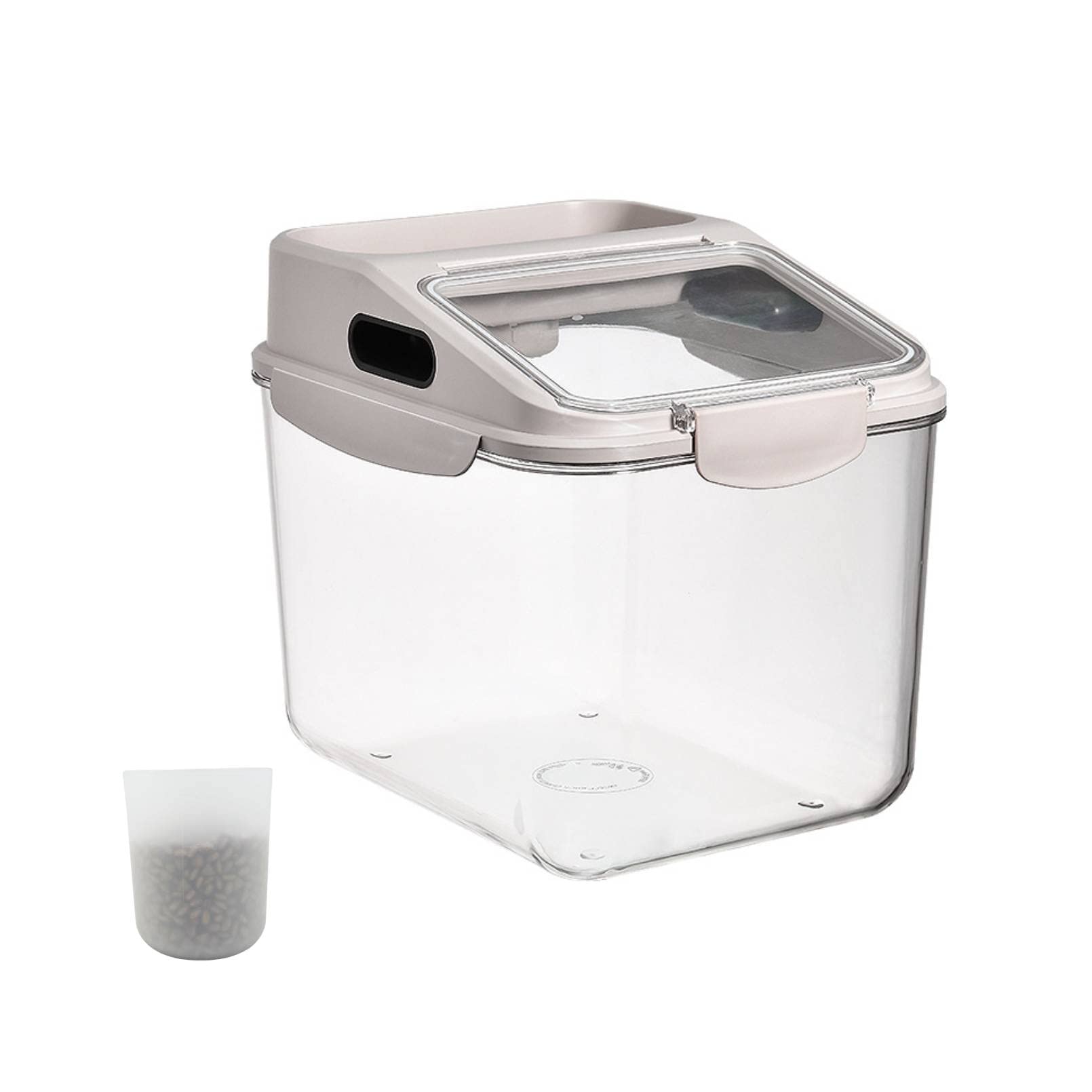 Fhiny conteneur d'alimentation chien avec grande ouverture pour un remplissage facile.