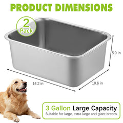 Bol Fhiny d'extérieur en inox, robuste pour usage quotidien et jardin.