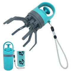 Fhiny ramasseur-crotte-chien 6-griffes pour ramassage sans contact en balade.