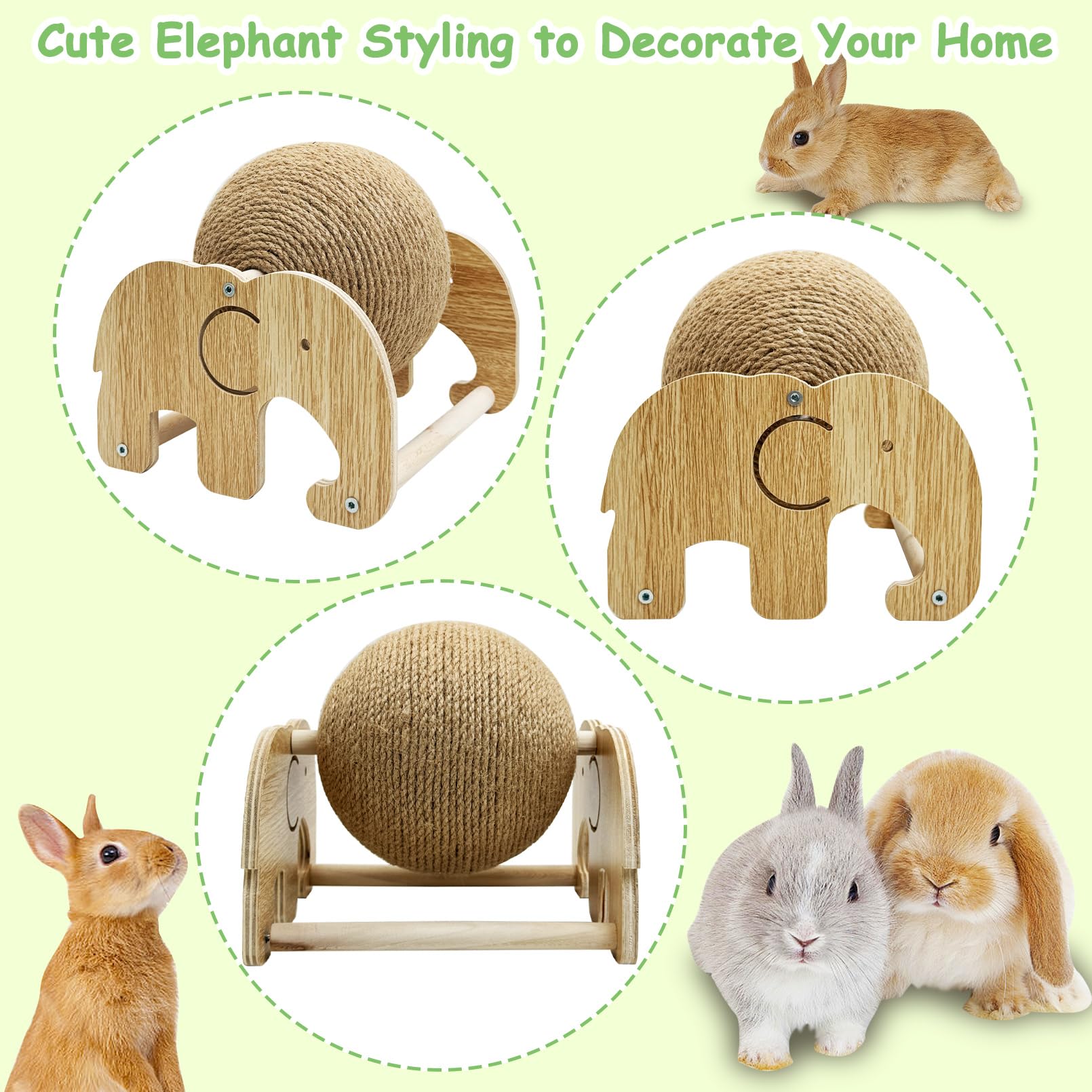 Fhiny usage intérieur pour lapins, chinchillas et chatons