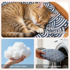 FHKPET Instinct Basket balle coton: stimulation ludique lors des siestes.