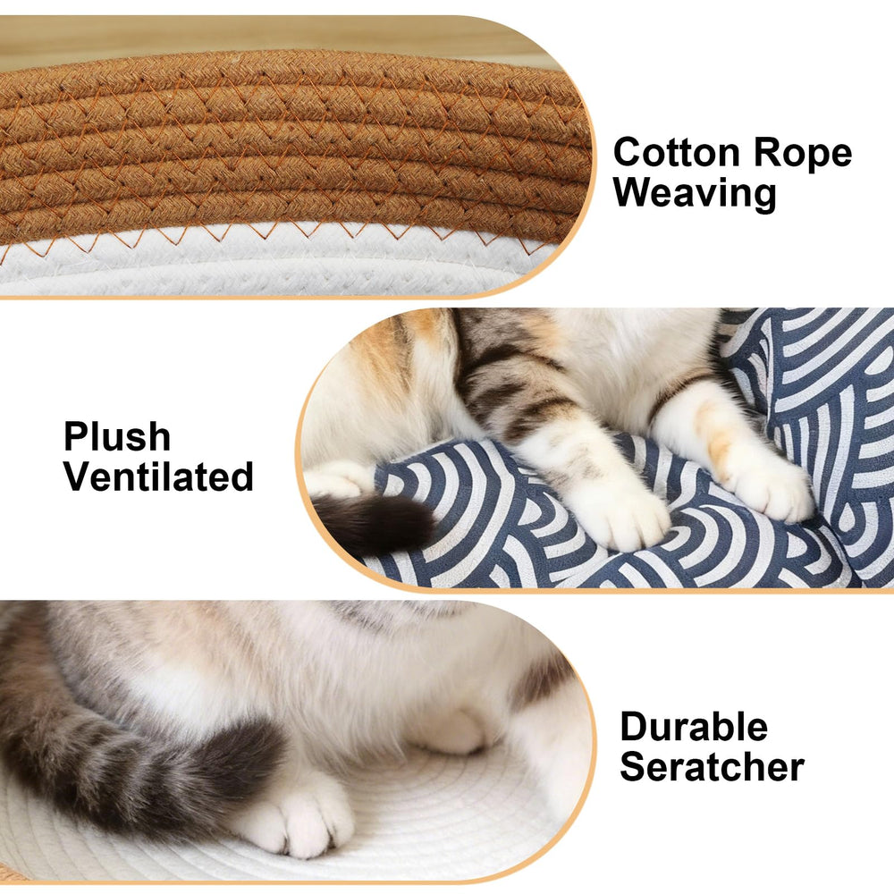 FHKPET Instinct Basket toutes-saisons: coussin amovible pour chaleur en hiver.