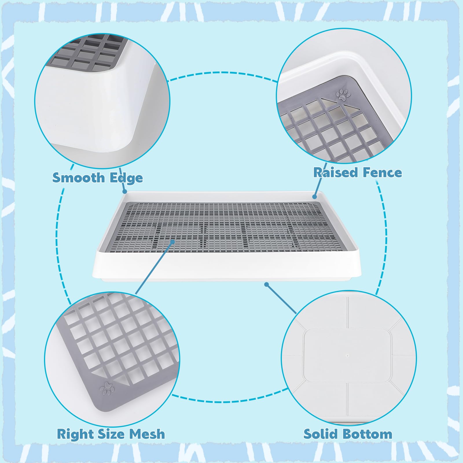 Matériau plastique durable FHTONGE, conçu pour durer avec plusieurs rongeurs.