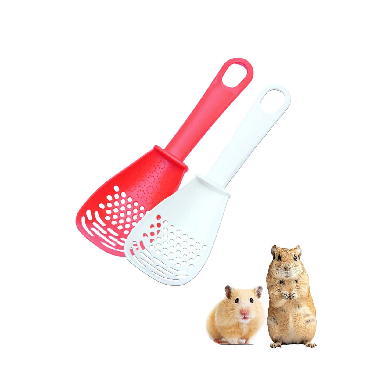 FiboPawer Pelle sable hamster ensemble, nettoyage rapide du sable.