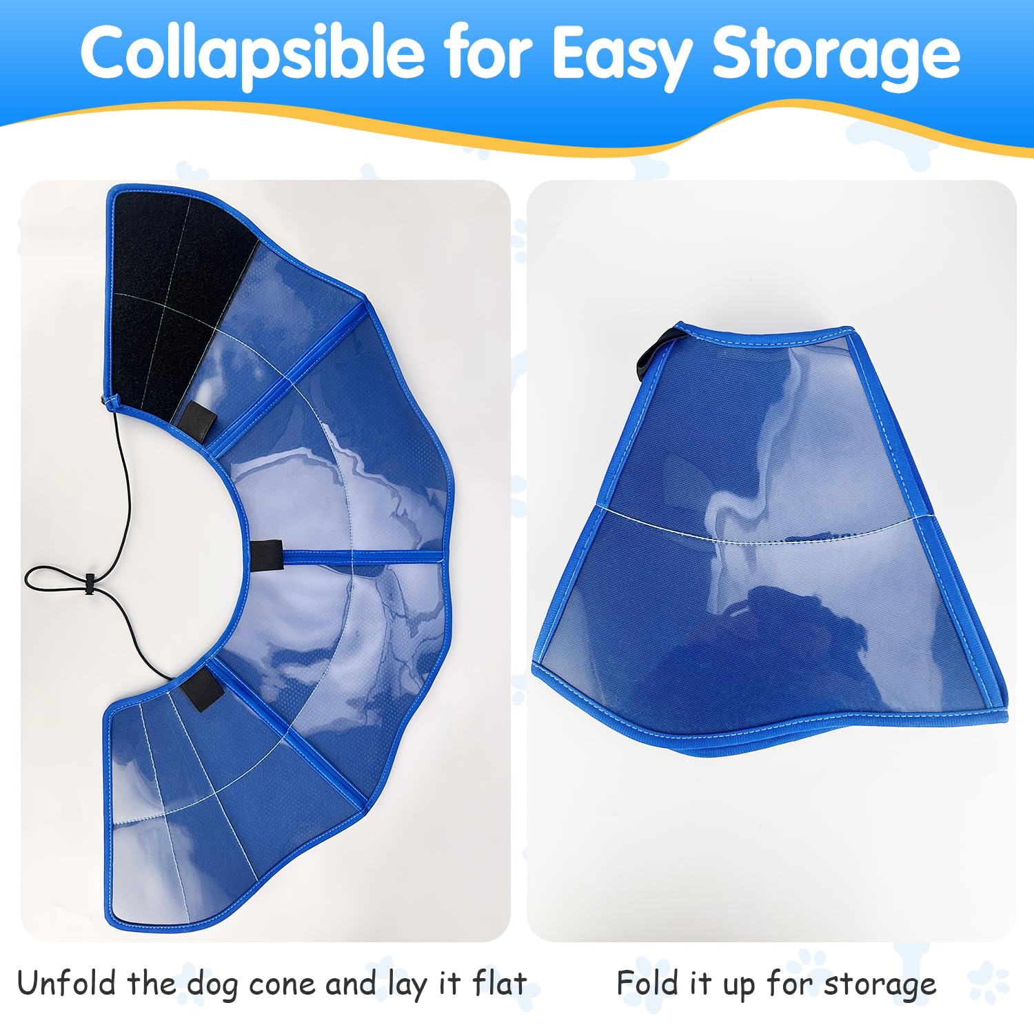 Fickte collier cône disponible en plusieurs tailles pour tous les chiens.