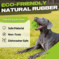 Balle Fida adaptée pour grands chiens, conçue pour des mâchouilles puissantes.