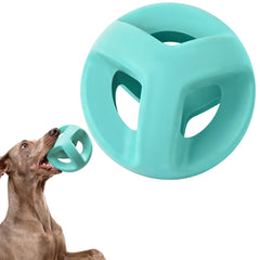 balle-ring fida en caoutchouc naturel, robuste pour morsures intenses.