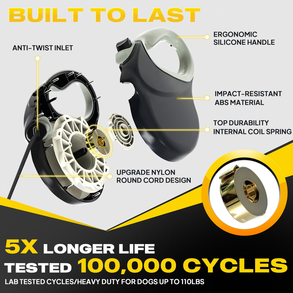 Laisse Fida: corde nylon renforcé pour durabilité accrue en extérieur.