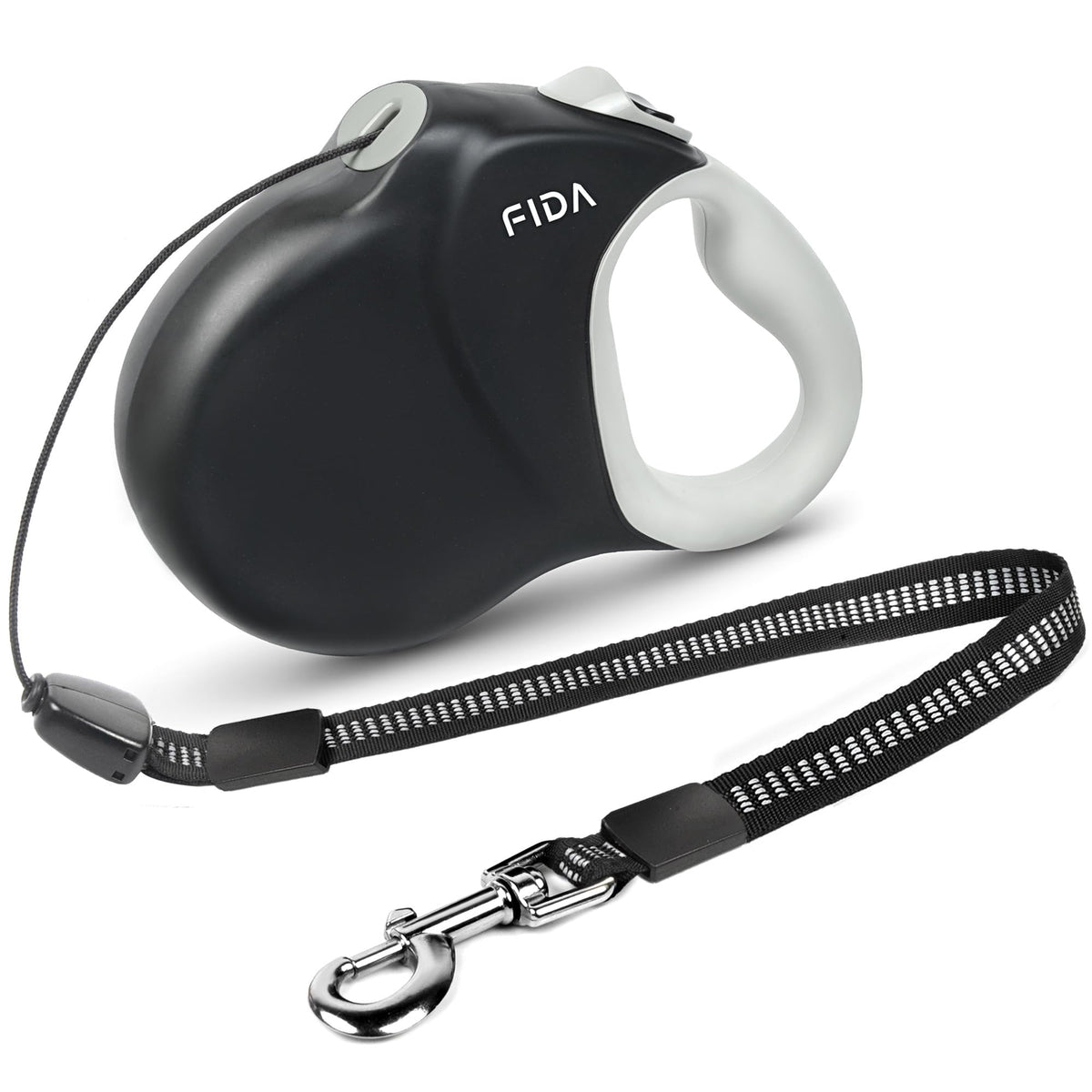 Laisse Fida: poignée douce pour promenades confortables et contrôlées.
