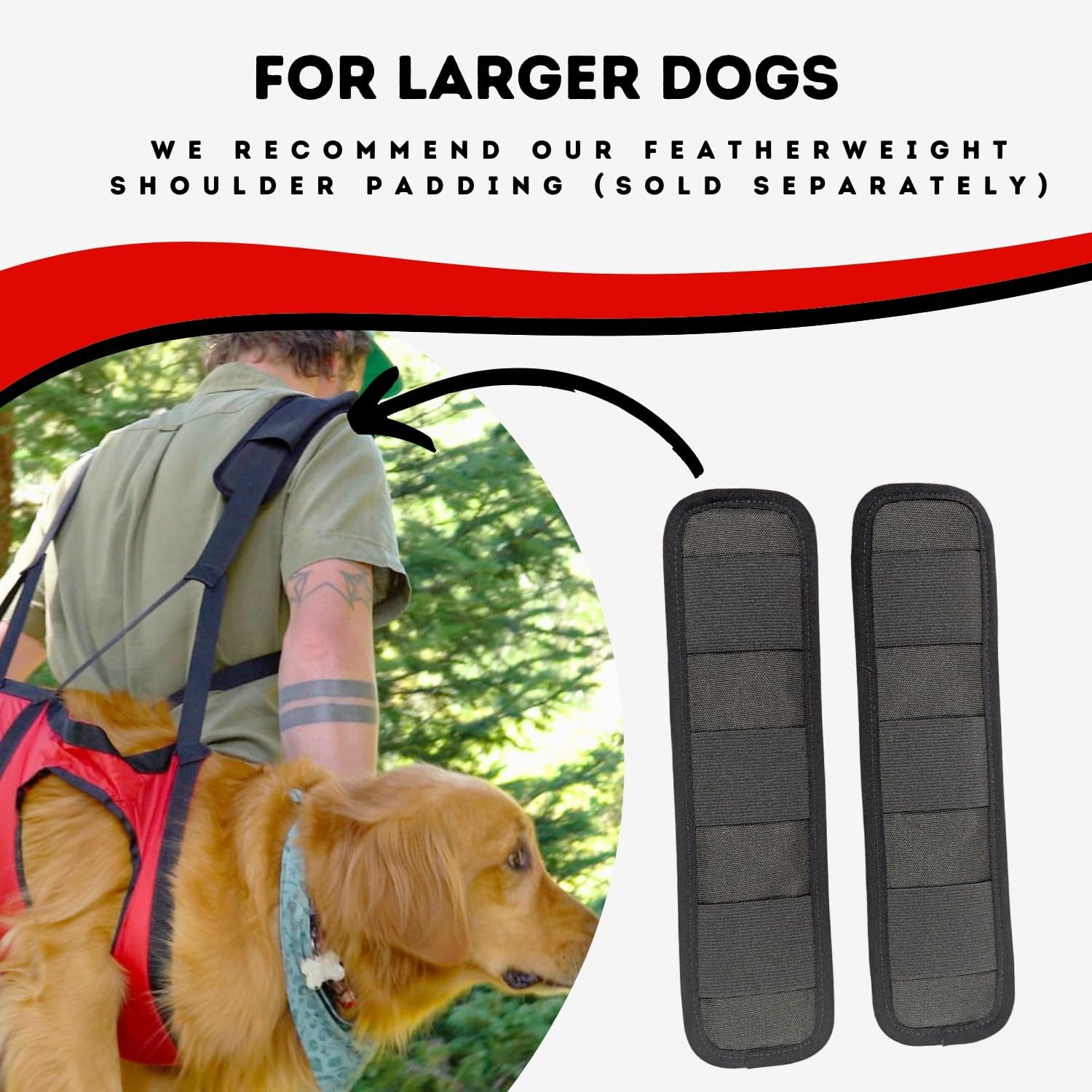 Fido Pro Airlift Sling: taille XL2 avec accessoires supplémentaires.