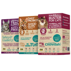 Meowbiotics Kitty P Freely: soutien urinaire pour chat et pH stable.