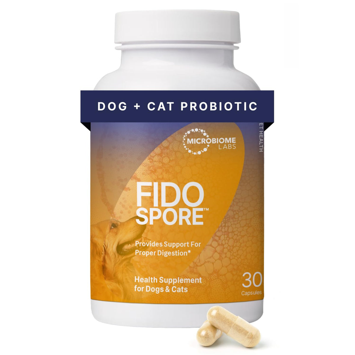 Fidospore : boîte-capsules prête à l’emploi pour chiens et chats.