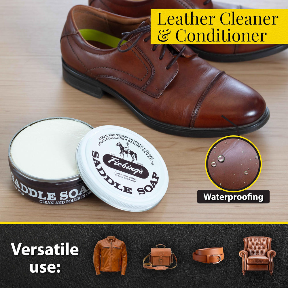 Savon Selle Fiebing's 12oz assouplissant le cuir.