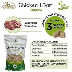 Fieldcrest Farms Foie de Poulet Toppers – Morceaux appétissants pour une saveur naturelle.