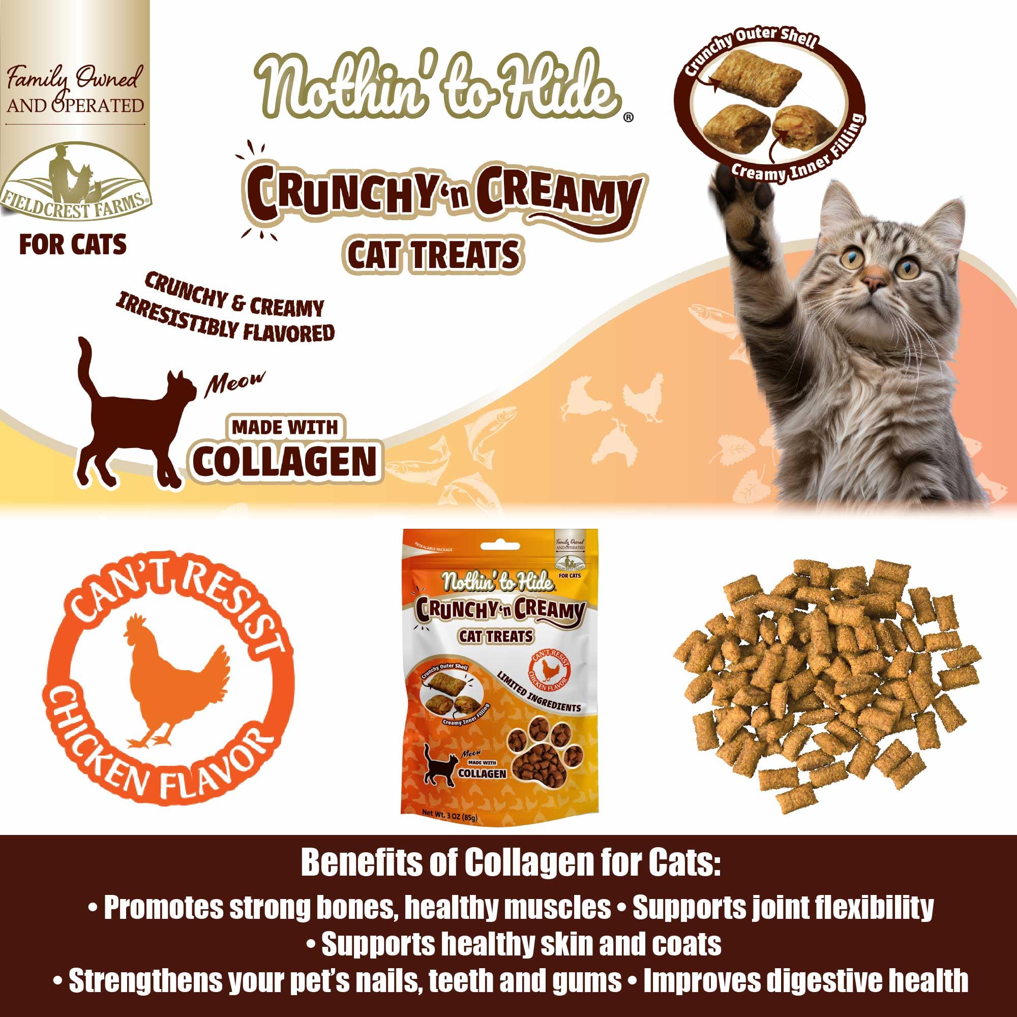 Cœur crémeux visible dans Nothin’ to Hide, friandises pour chats.