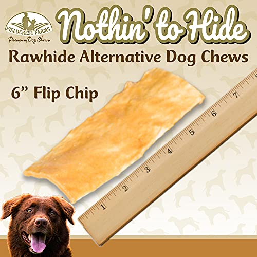 Ingrédients simples des Flip Chips Fieldcrest Farms Nothin to Hide, adaptés aux chiens sensibles.