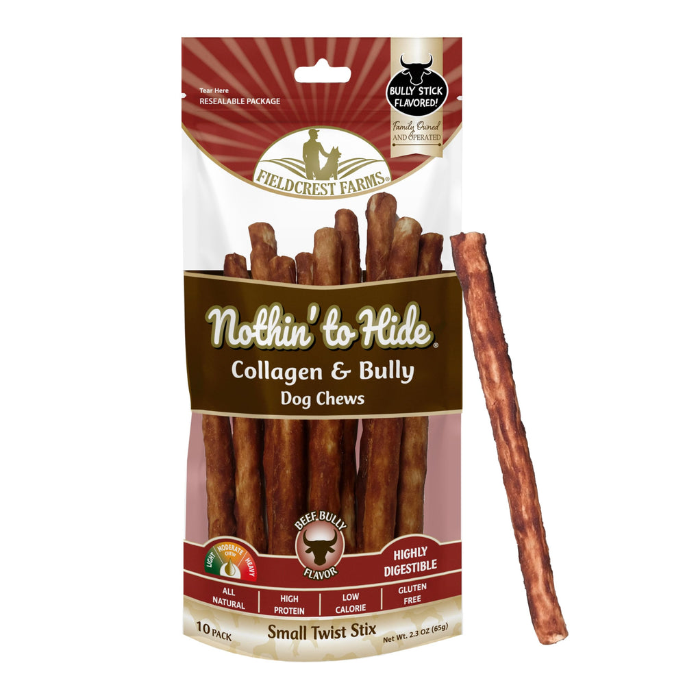 Fieldcrest Farms Nothin’ to Hide Twist Stix texture torsadée pour mâcher